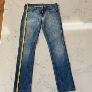 7 for all mankind distressed jeans size 26